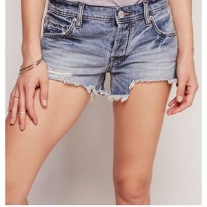 Free people denim shorts